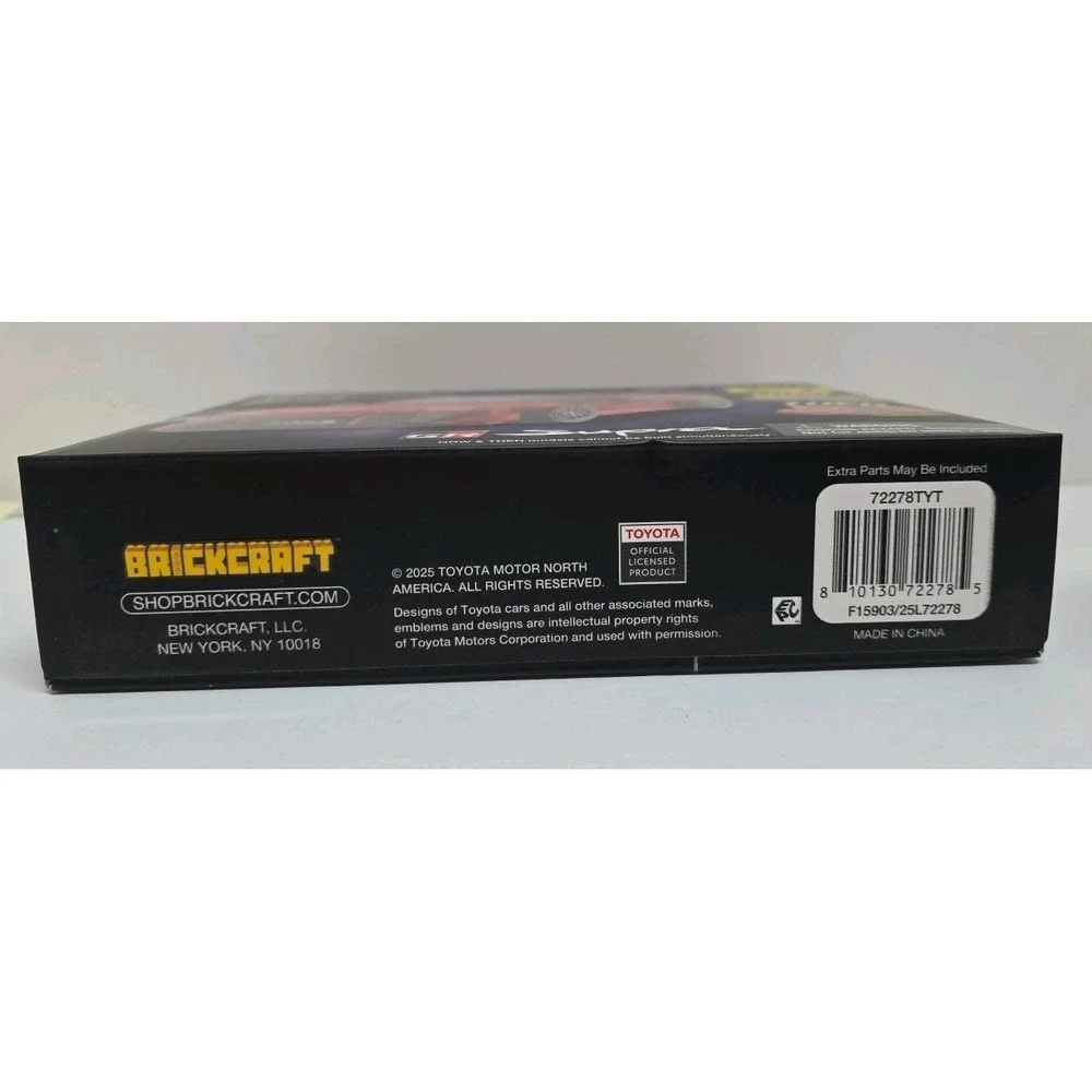 Brickcraft Toyota Supra Now & Then Brick Building‎ Kit 1988-2025 2 In 1 oy